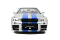 Rychle a zběsile auto 2002 Nissan Skyline 1:24